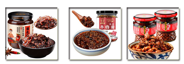 牛肉醬灌裝機械樣品圖